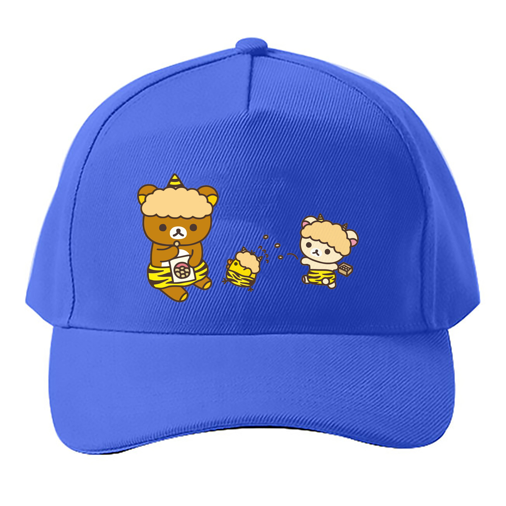 （画像用） リラックマ リラックマ キイロイトリ Rilakkuma Korilakkuma Kiiroitori ベースボールキャップ 綿100％ 男女兼用 帽子 スポーツ